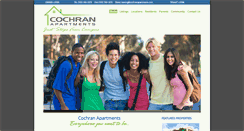 Desktop Screenshot of cochranapartments.com